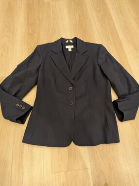 Talbots Petite Dark Navy Blazer Size 10